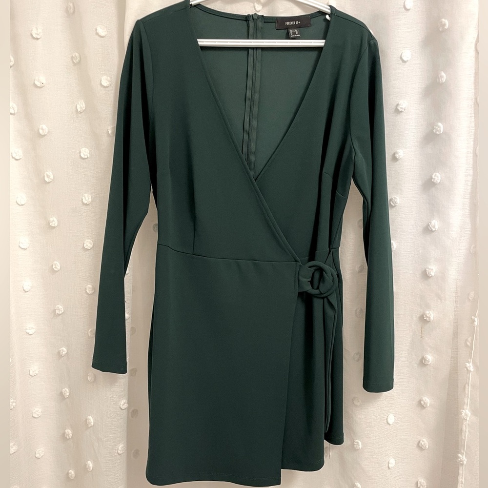 Forest Green Dressy Forever21 Romper